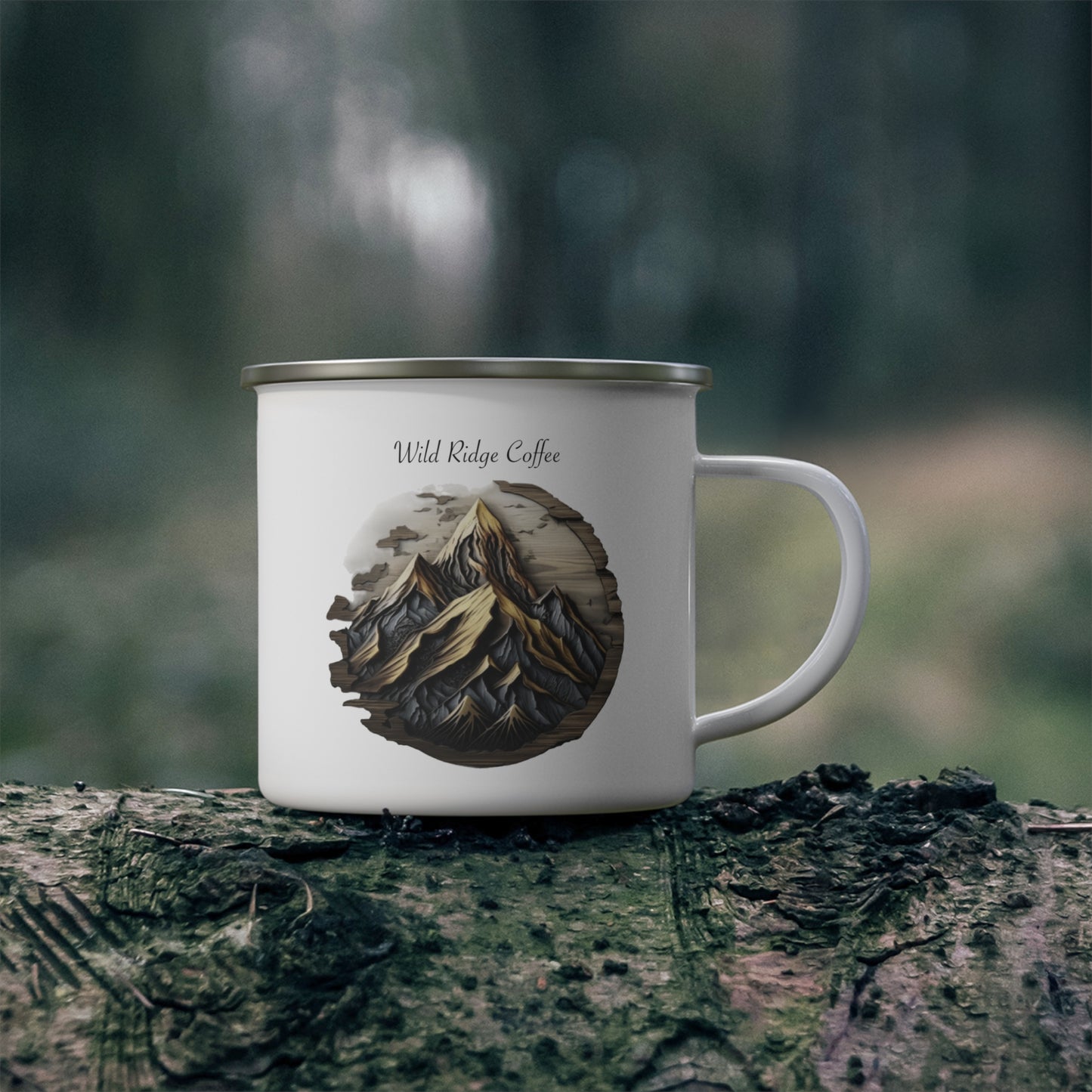Wild Ridge Enamel Camping Mug