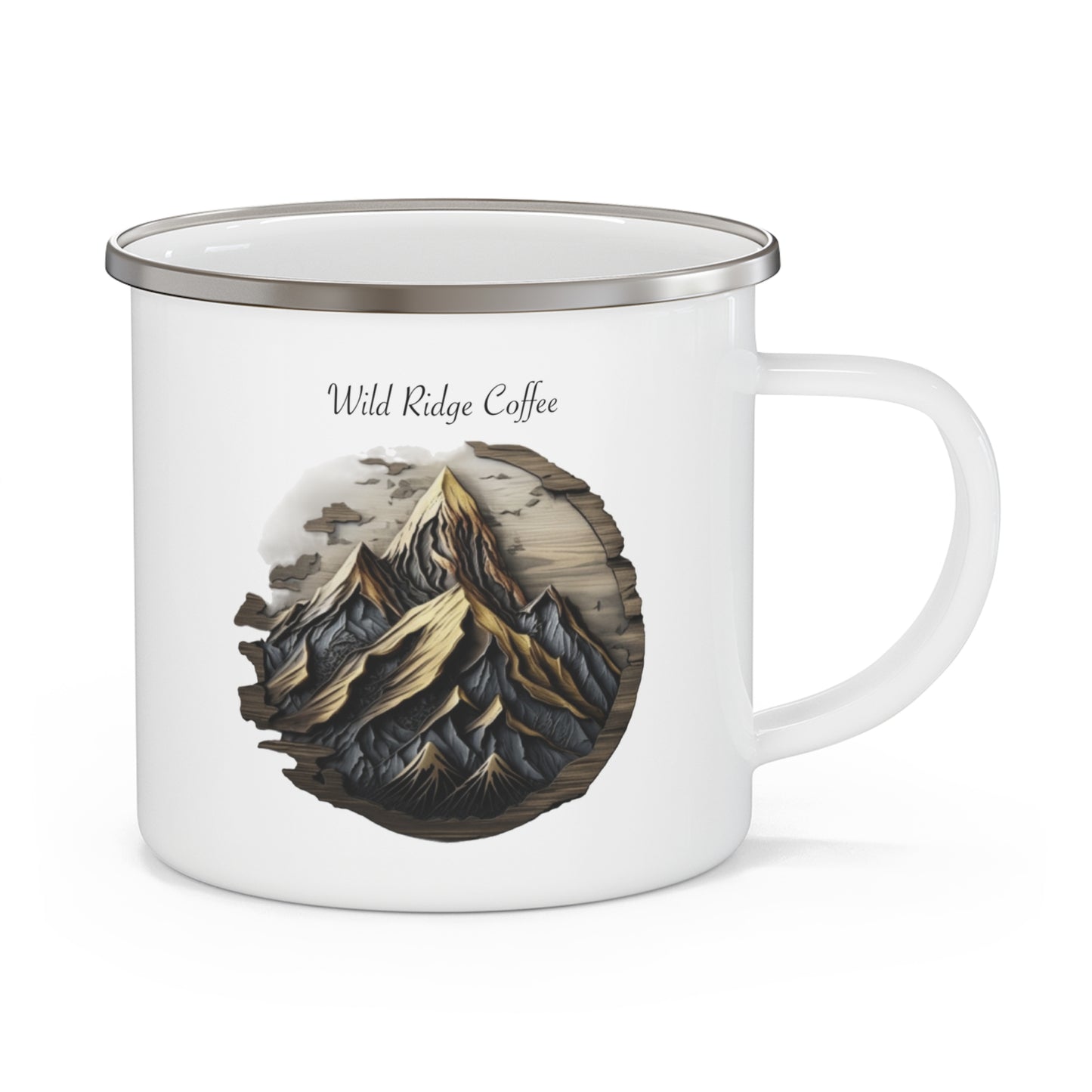 Wild Ridge Enamel Camping Mug